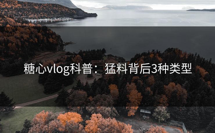 糖心vlog科普:猛料背后3种类型 糖心vlog科普:猛料背后3种类型